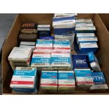 Large assortment of Thomson, NTN, Timken, and other bearings.