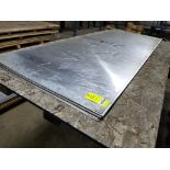 Qty 17 - Aluminum sheets 36in x 96in. .020 thickness.