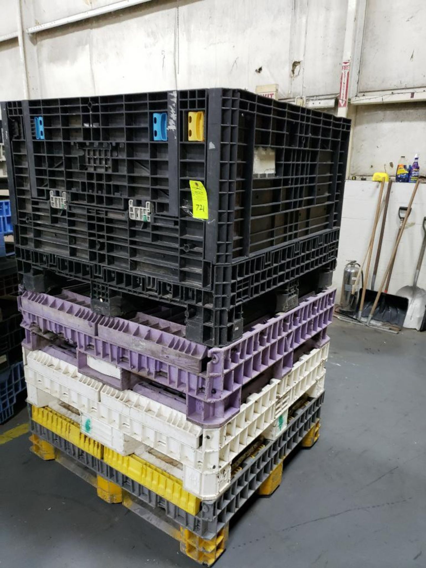 Qty 4 - Drop down gaylord containers. 48in x 46in. Heights may vary slightly. - Image 2 of 5
