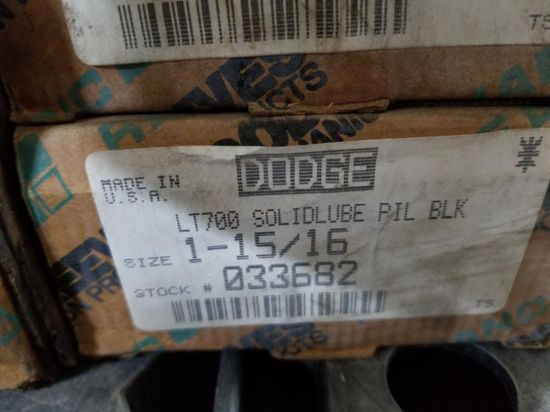 Qty 5 - Dodge pillow block bearings. Part number LT700. 1-15/16. - Image 7 of 7