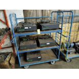 Rolling cart. 48in x 30in x 65in. (contents not included)