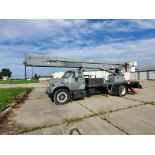 1986 C7000 boom truck. Diesel engine, air brakes. 60ft boom.