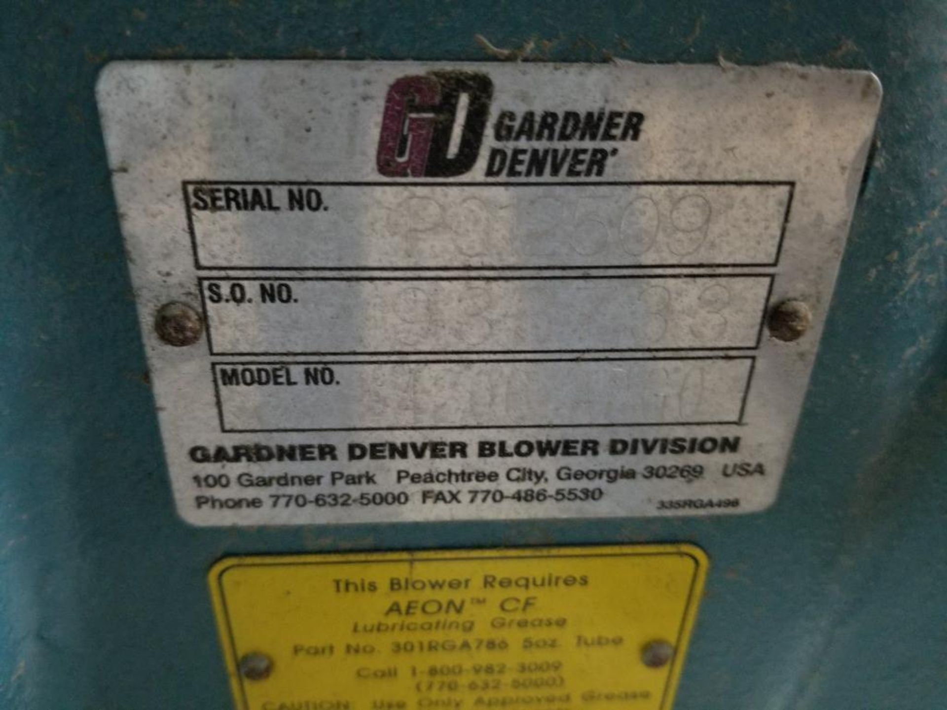 30hp Gardner Denver blower. - Image 9 of 10