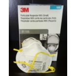 Qty 1600 - 3M particulate N95 masks. Model 8110S. 10 cases of 160.