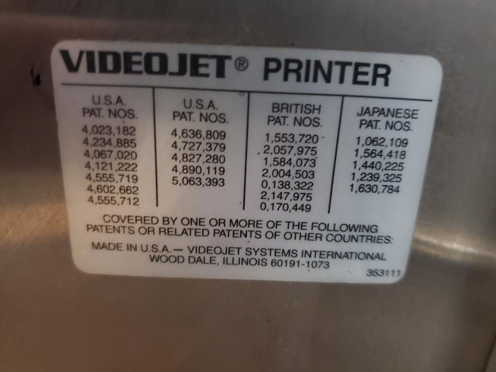 VideoJet Excel laser printer. Model 178i. - Image 13 of 15