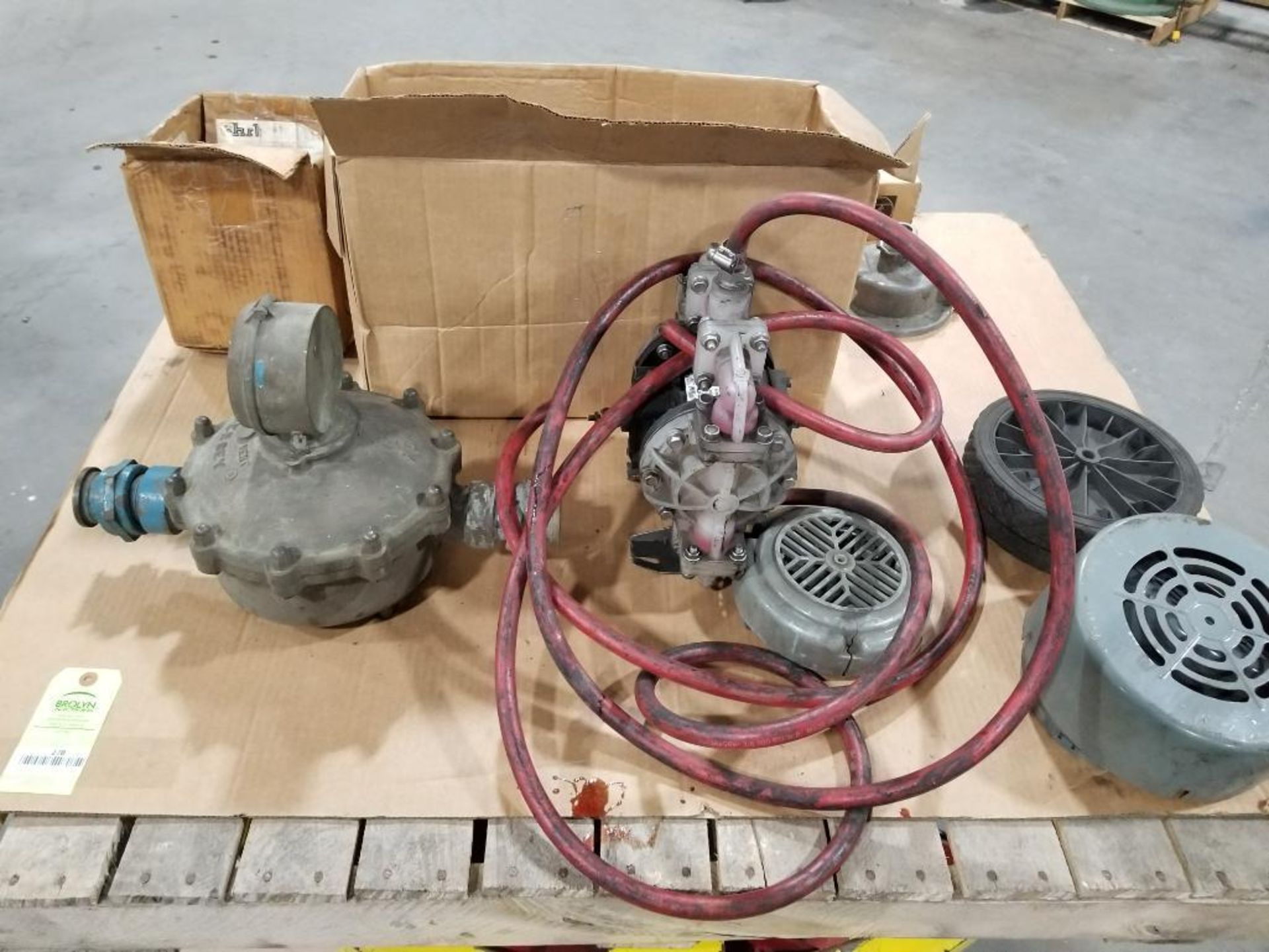Assorted pumps and valves.
