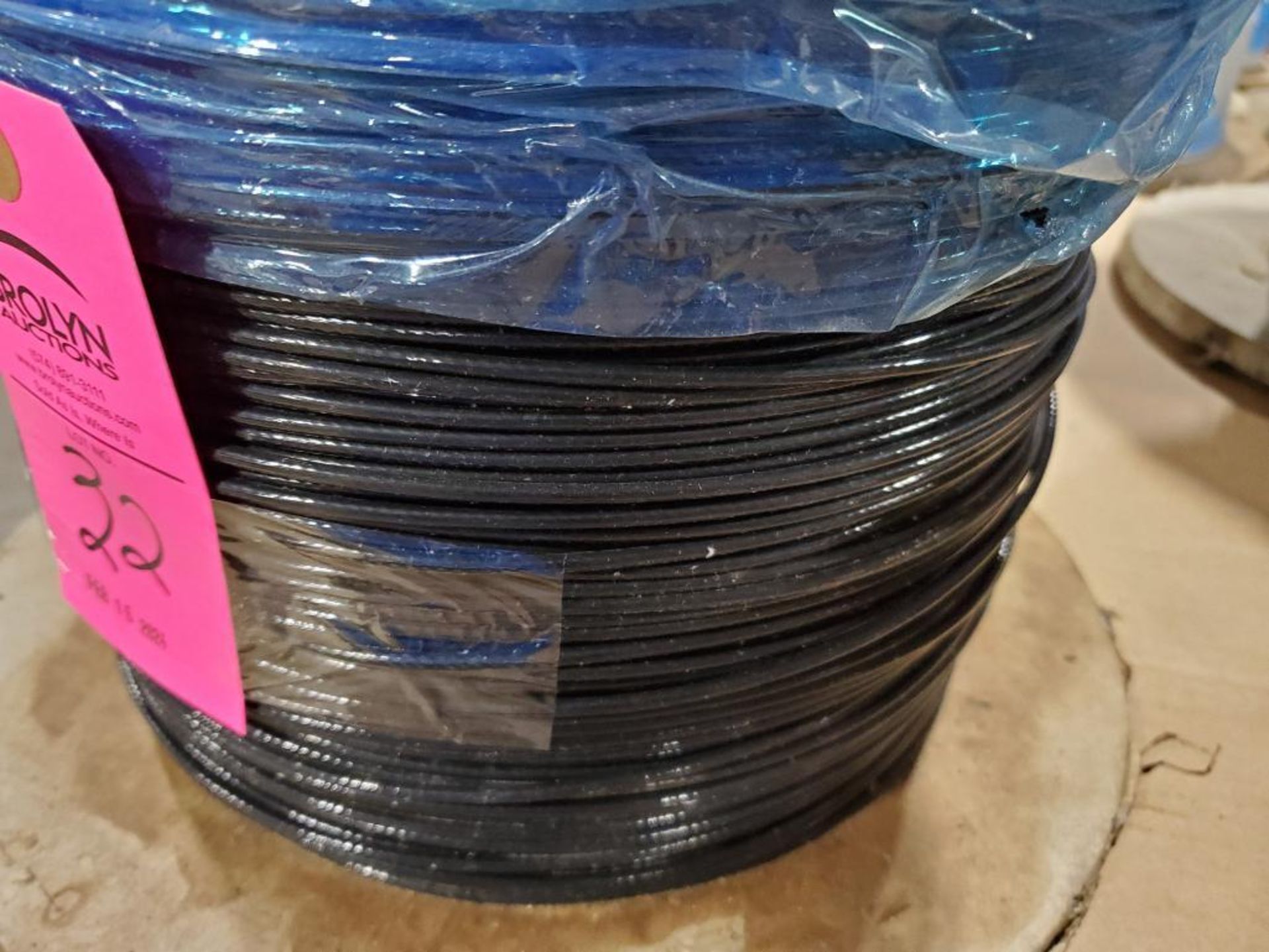 Roll of coated multi-strand steel cable. - Image 2 of 6