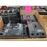 Qty 5 - Molded case circuit breakers.