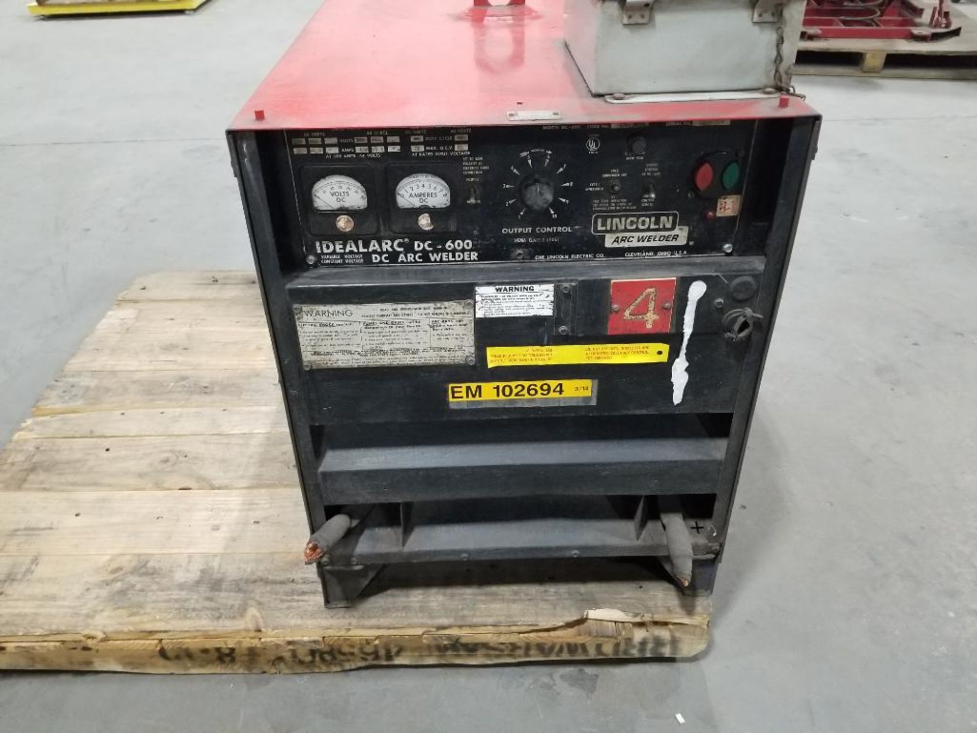 Lincoln Arc Welder. Idealarc Model DC-600. - Image 2 of 12