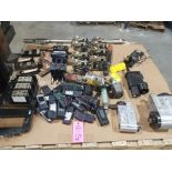 Pallet of assorted test equipment, tooling, parts, etc.
