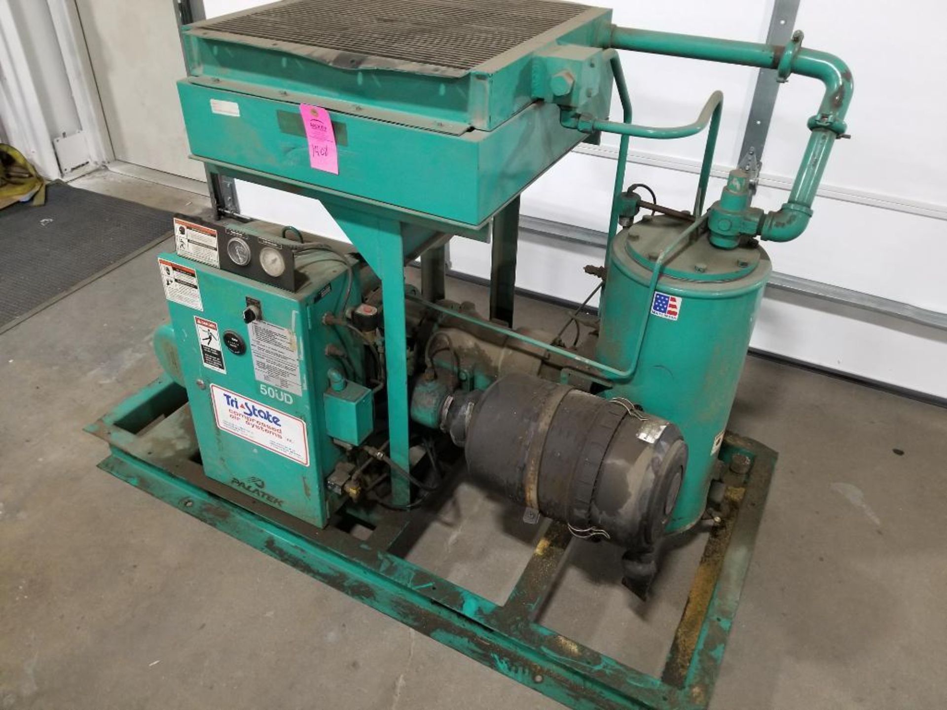 50hp Palatek rotary screw air compressor. Model 50DUE 200psig. 21,667 hours. - Image 16 of 16