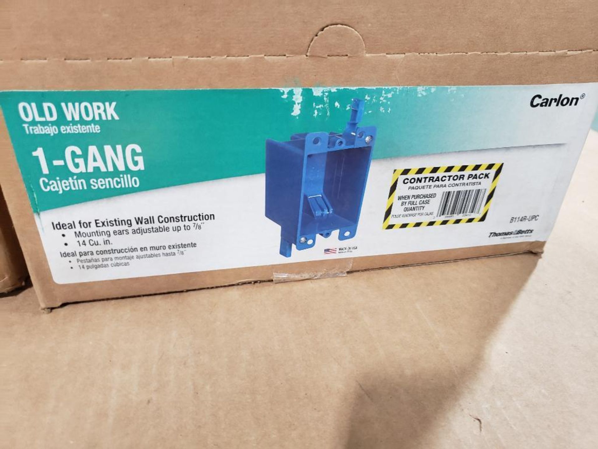 Qty 100 - Single gang remodel electrical box. - Bild 2 aus 5