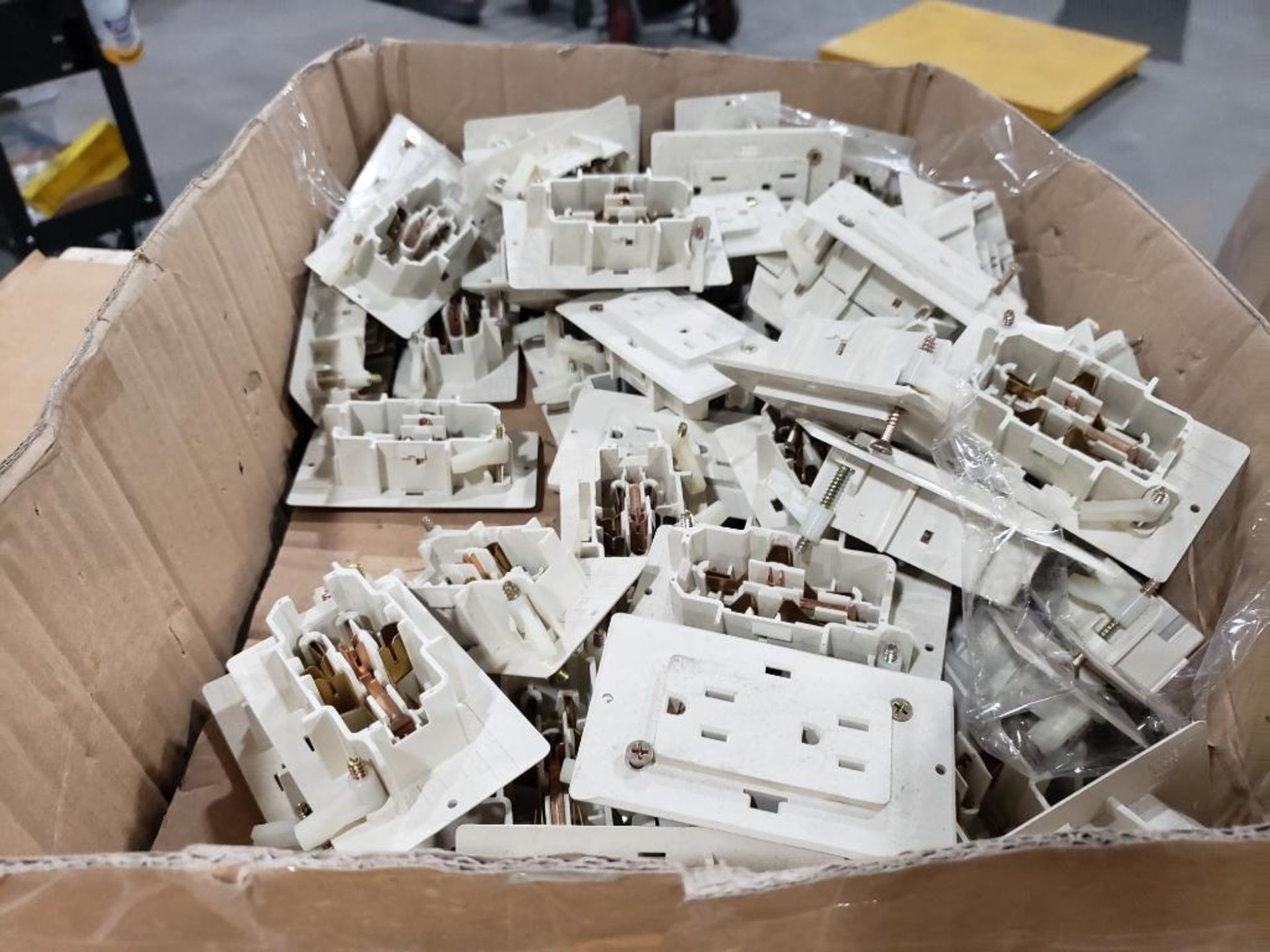 Large lot of receptacles.
