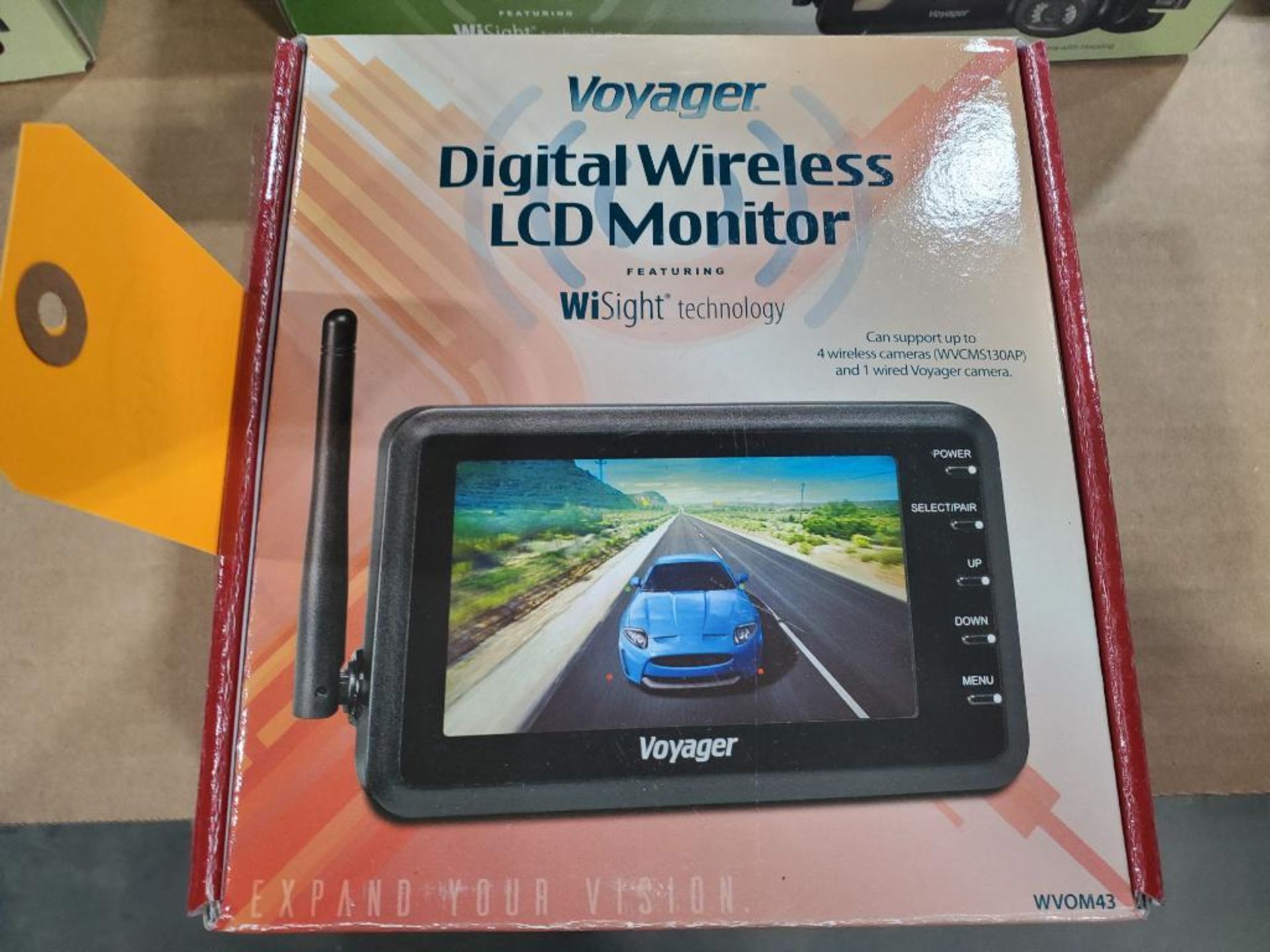 Voyager Digital Wireless LCD Monitor. Part number WVOM43. - Image 2 of 5
