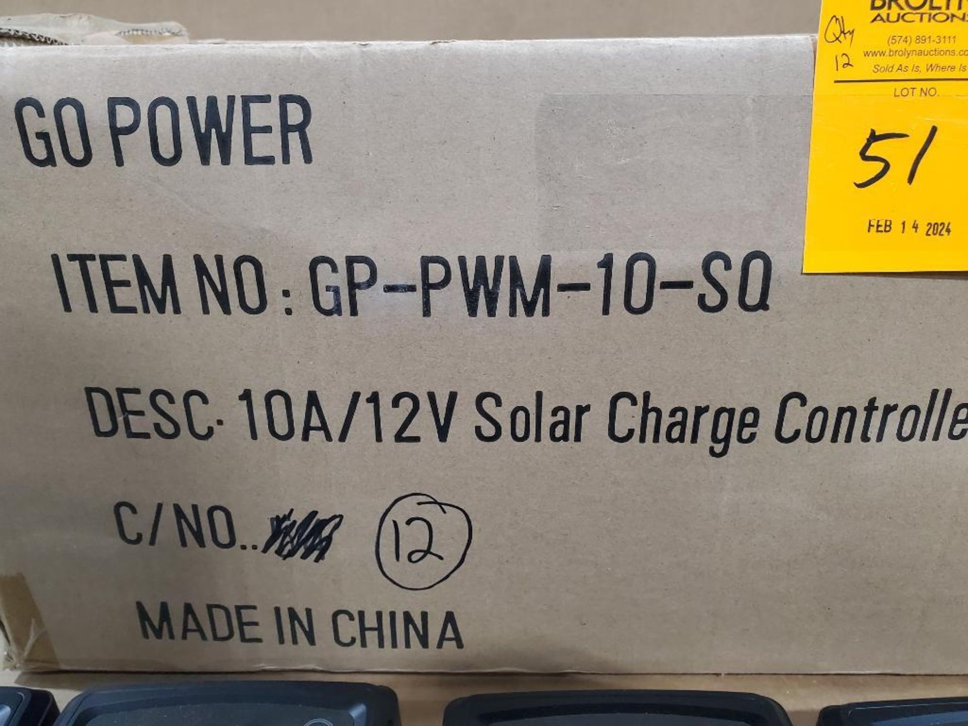 Qty 12 - Go Power solar charge controller. Model GP-PWM-10-SQ. - Image 6 of 6