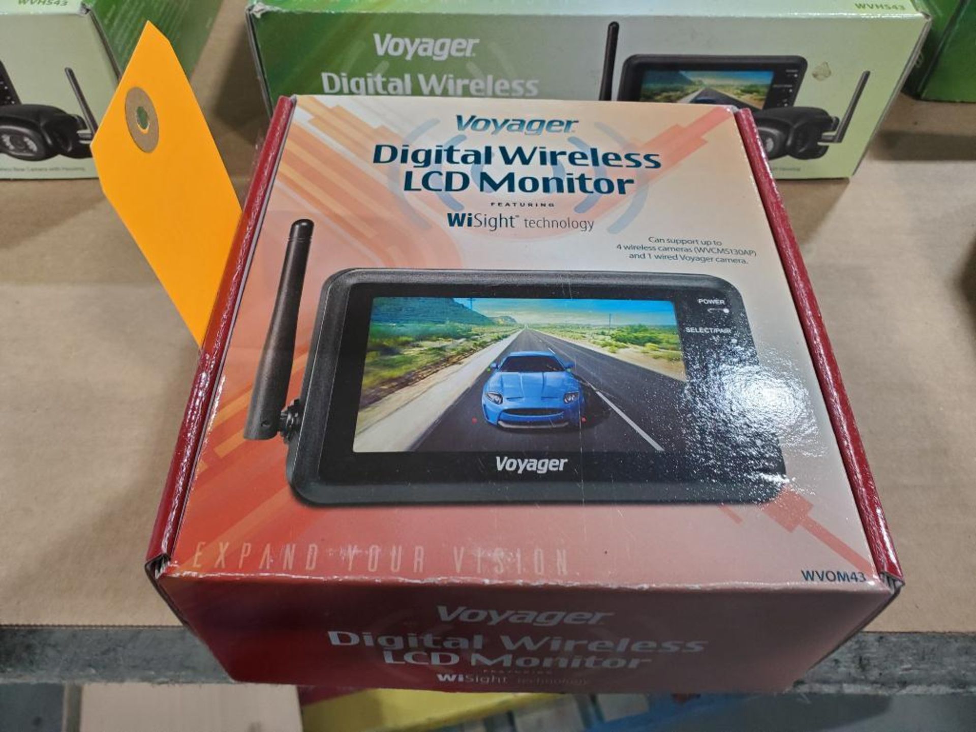 Voyager Digital Wireless LCD Monitor. Part number WVOM43.