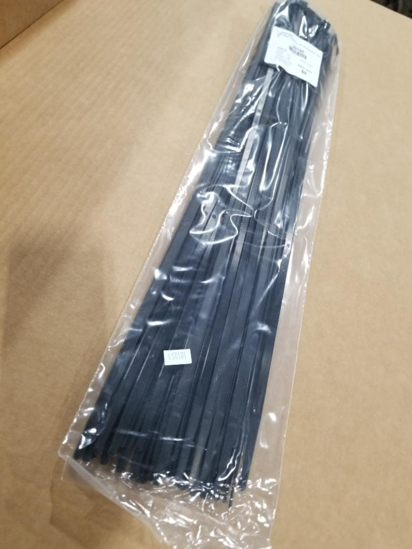 Qty 500 - 24in cable zip ties. 175lb strengh. New in box. - Bild 3 aus 4