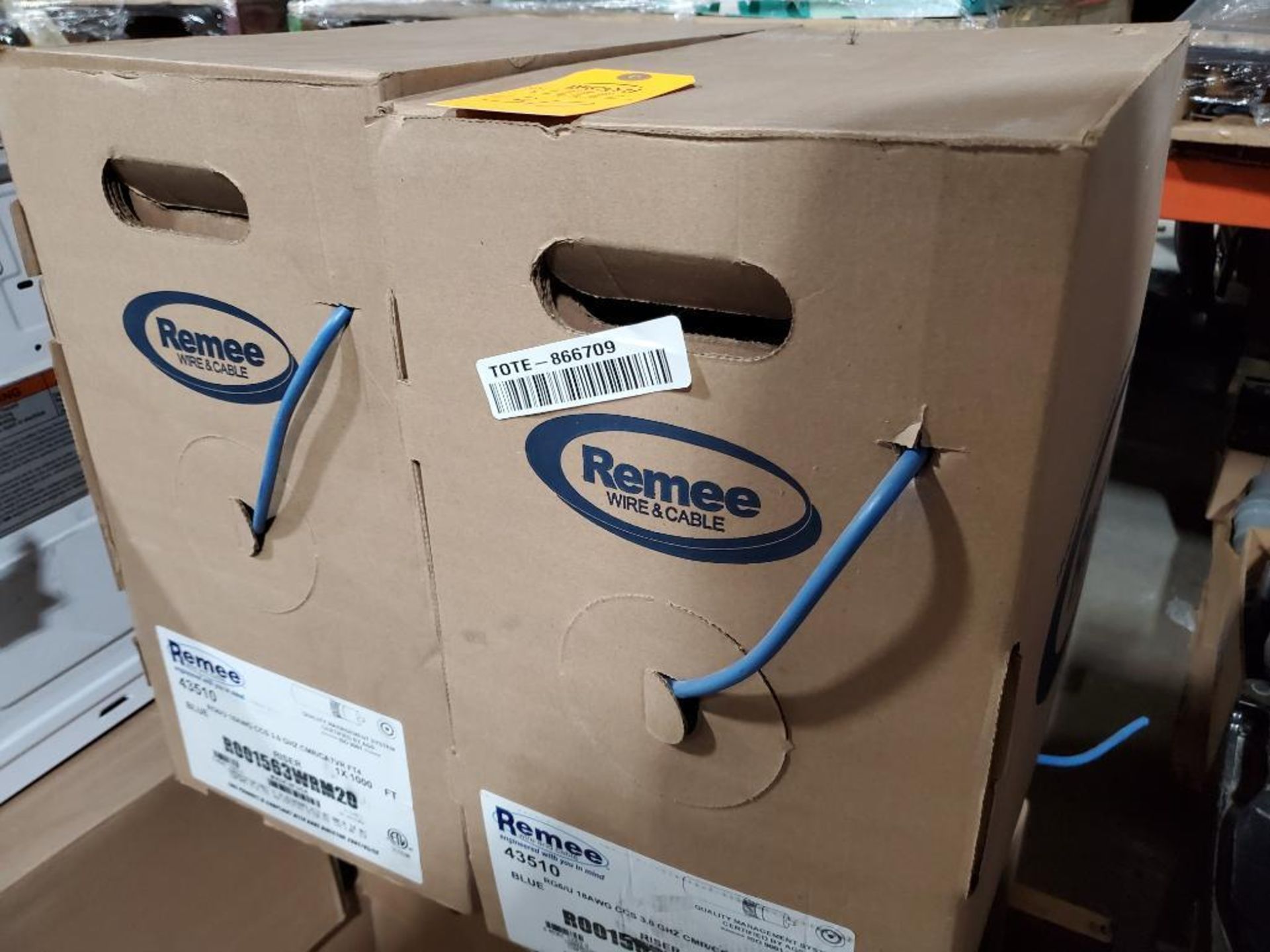 Qty 2 - Boxes of Remee wire and cable coaxial. - Bild 3 aus 3