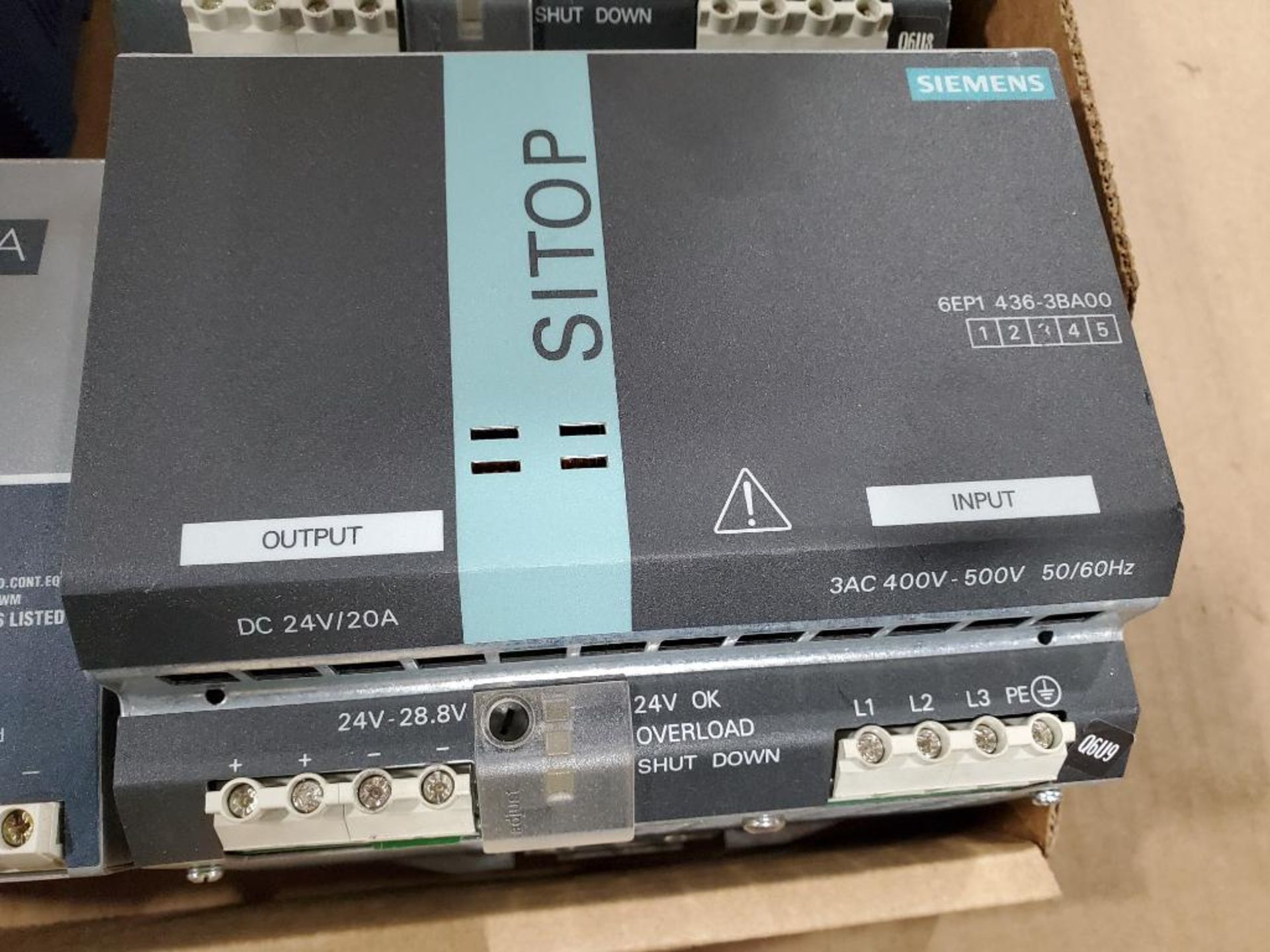 Qty 4 - Siemens Sitop, Sola, and Puls power supplies. - Image 3 of 9