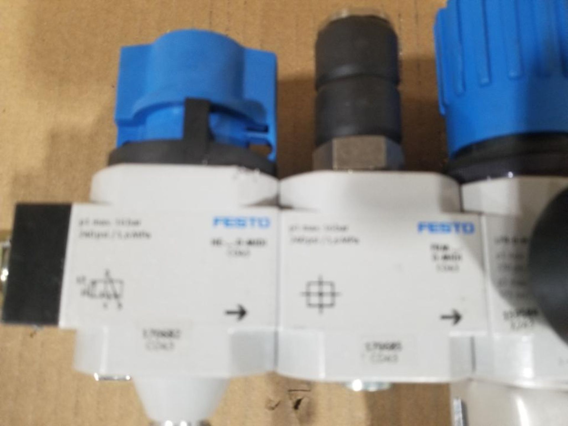 Qty 2 - Festo valves and filter assemblies. - Image 2 of 9