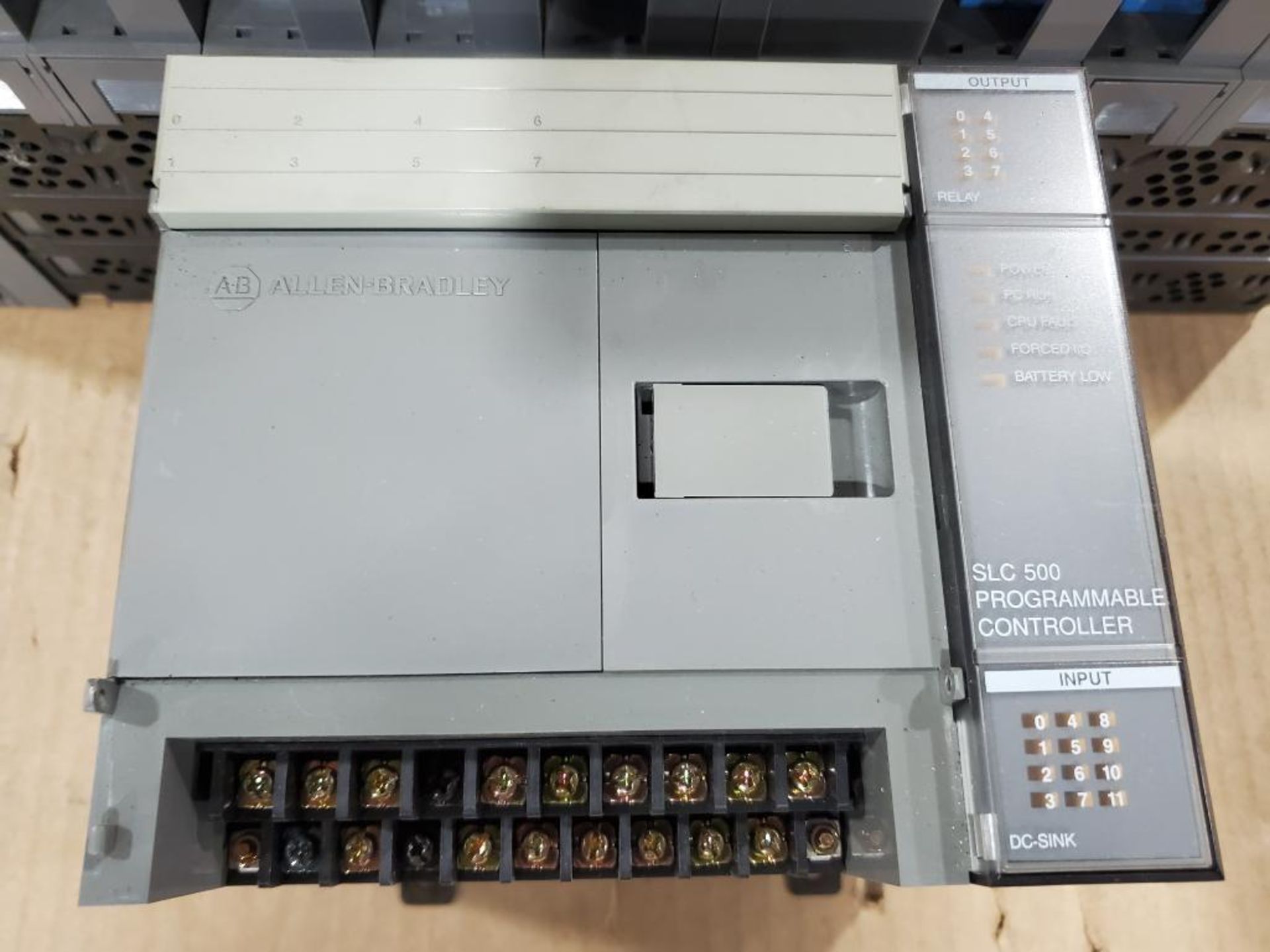 Allen Bradley SLC500 programmable controller and SLC500 PLC rack with 5/04 cpu. - Image 2 of 6