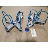 Qty 2 - Pneumatic lifting attachments.