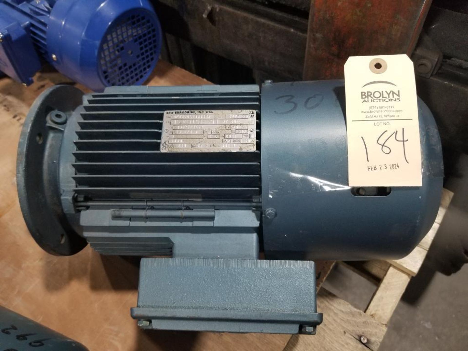 5hp Sew-Eurodrive motors. 460v 3 phase. 1380rpm.