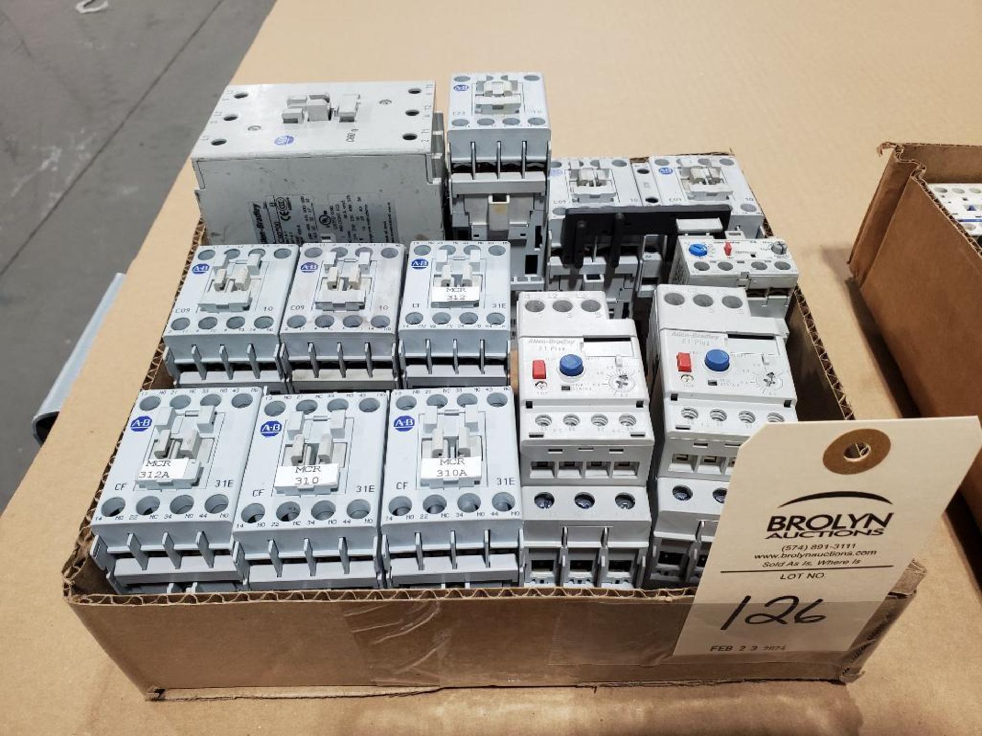 Qty 11 - Allen Bradley contactors.