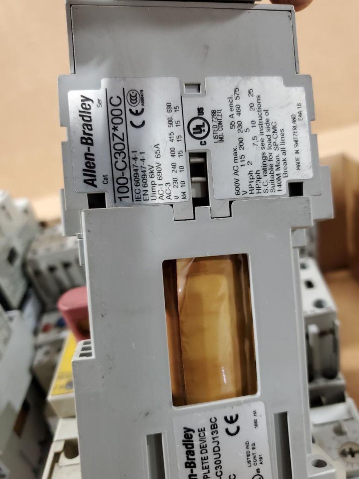 Assorted Square D and Allen Bradley contactors. - Image 3 of 9