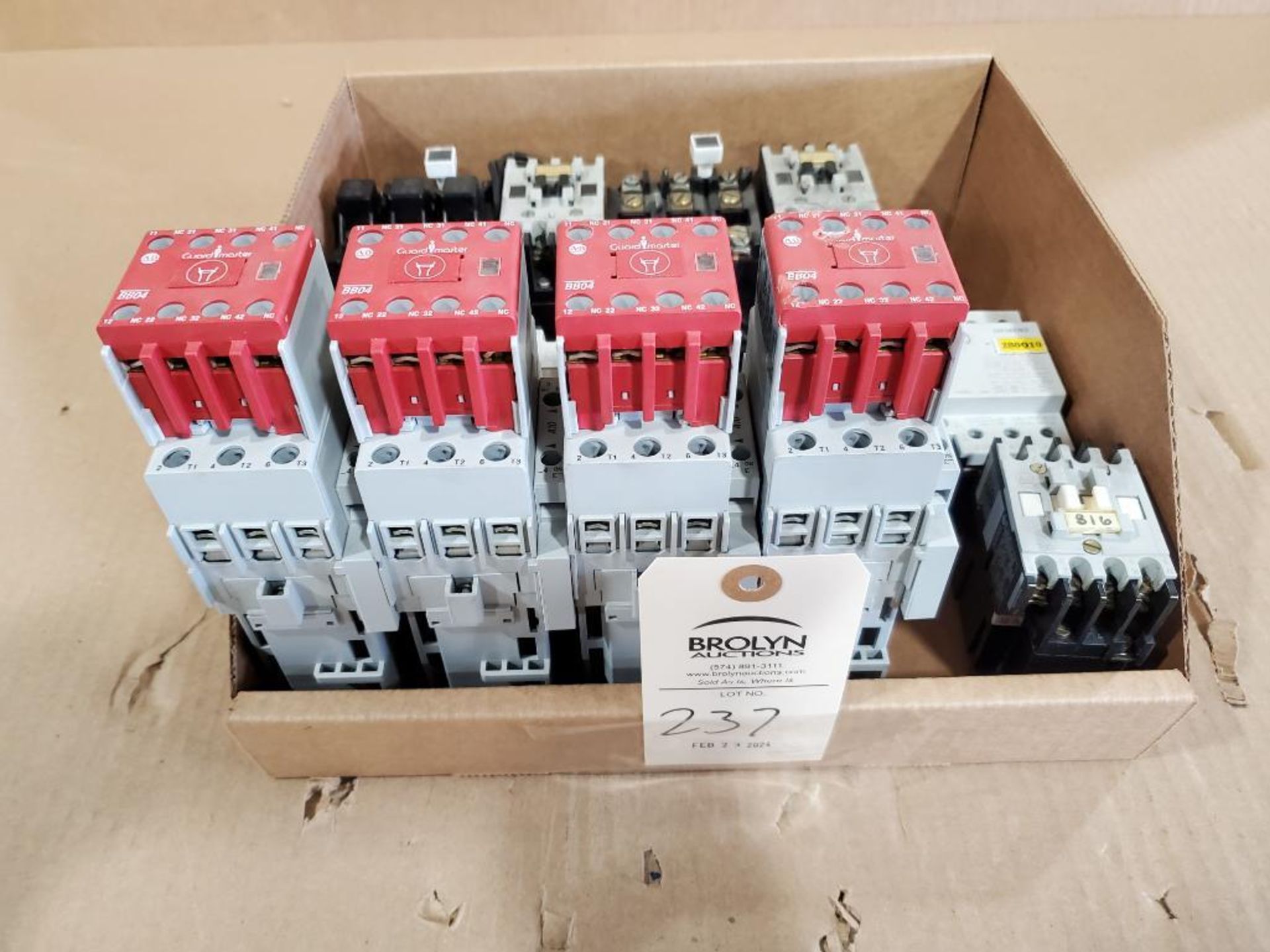 Assorted contactors.