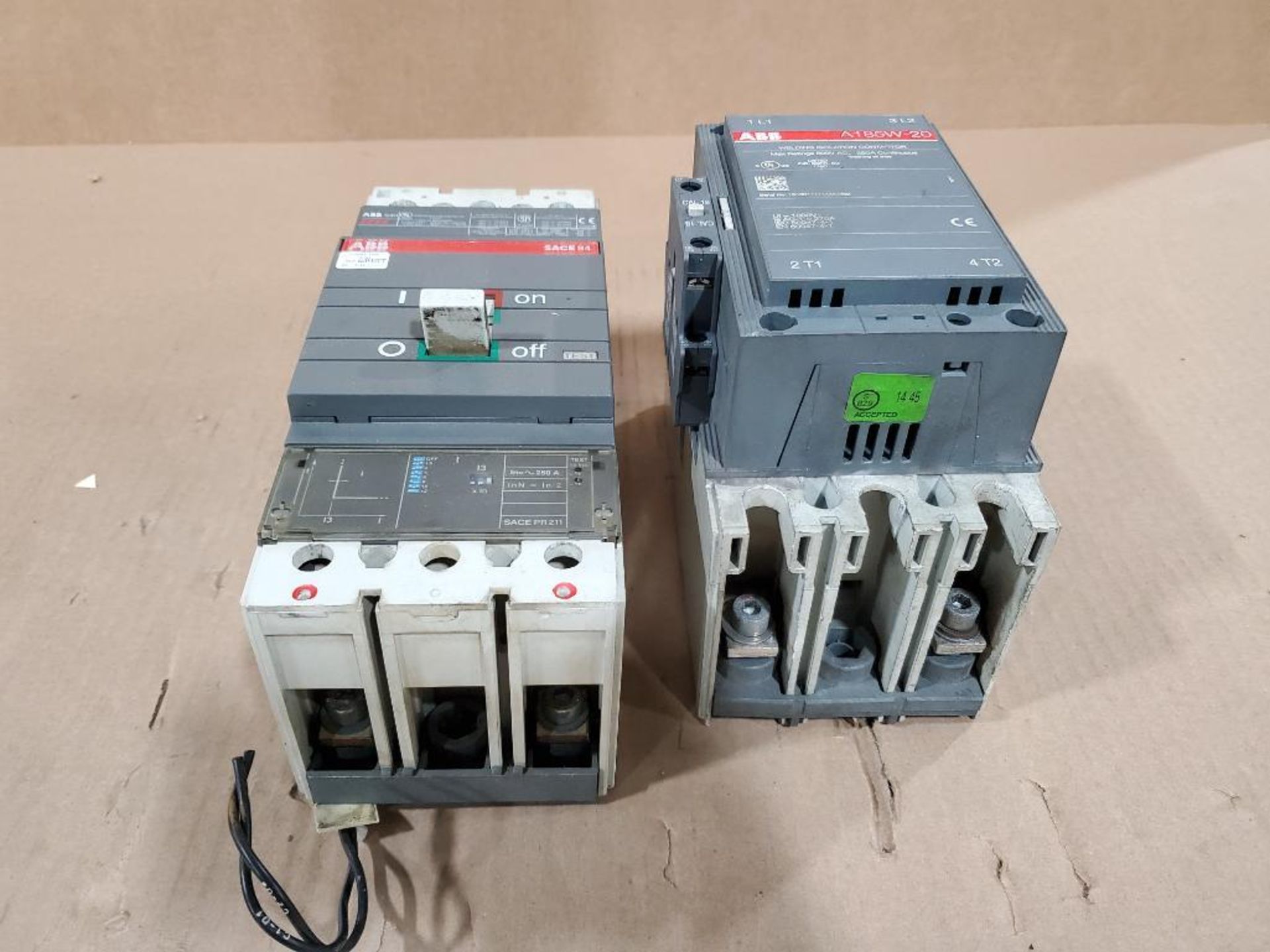 ABB breaker and contactor. - Image 2 of 7