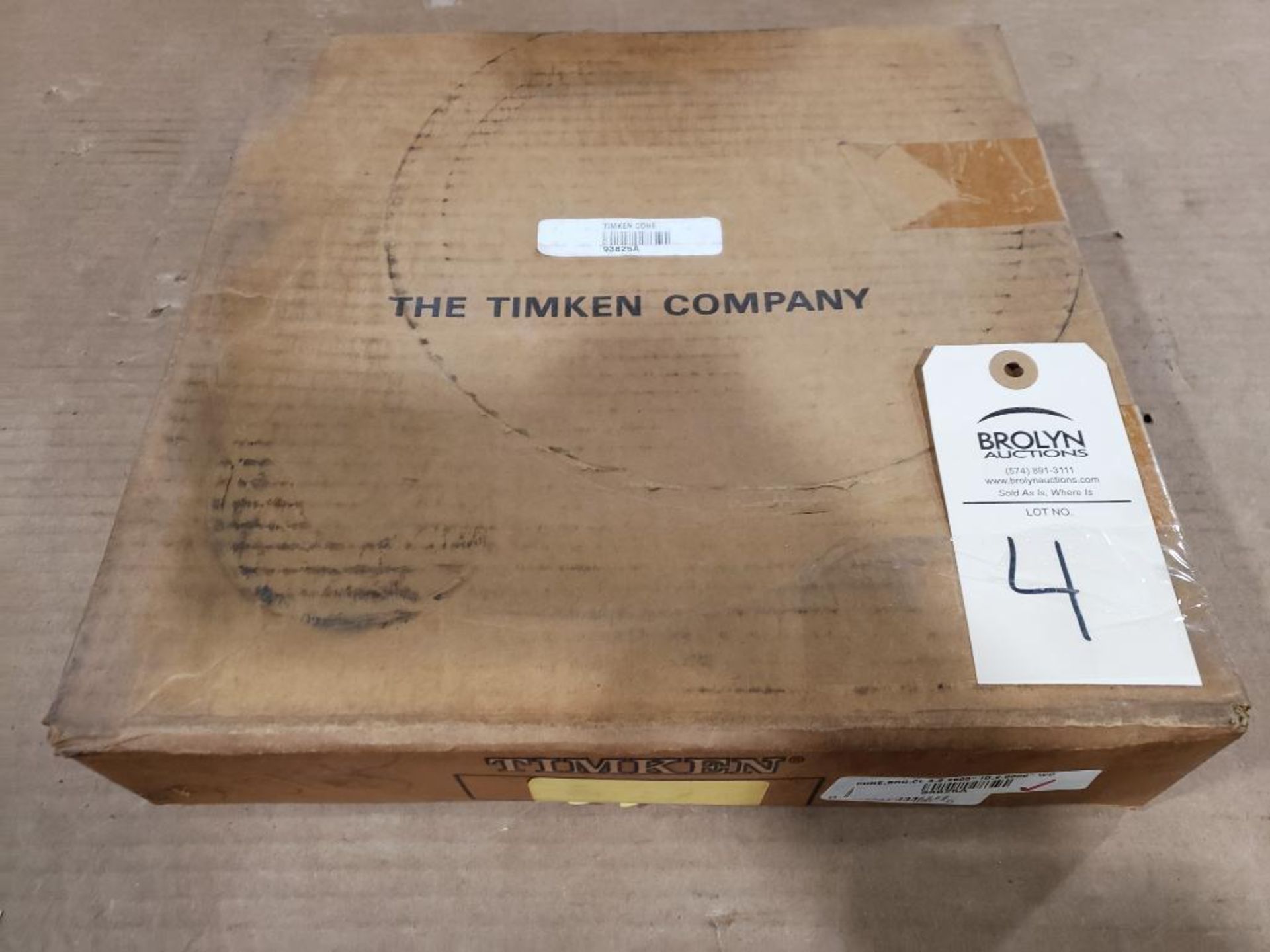 Timken bearing. Part number 93825A.