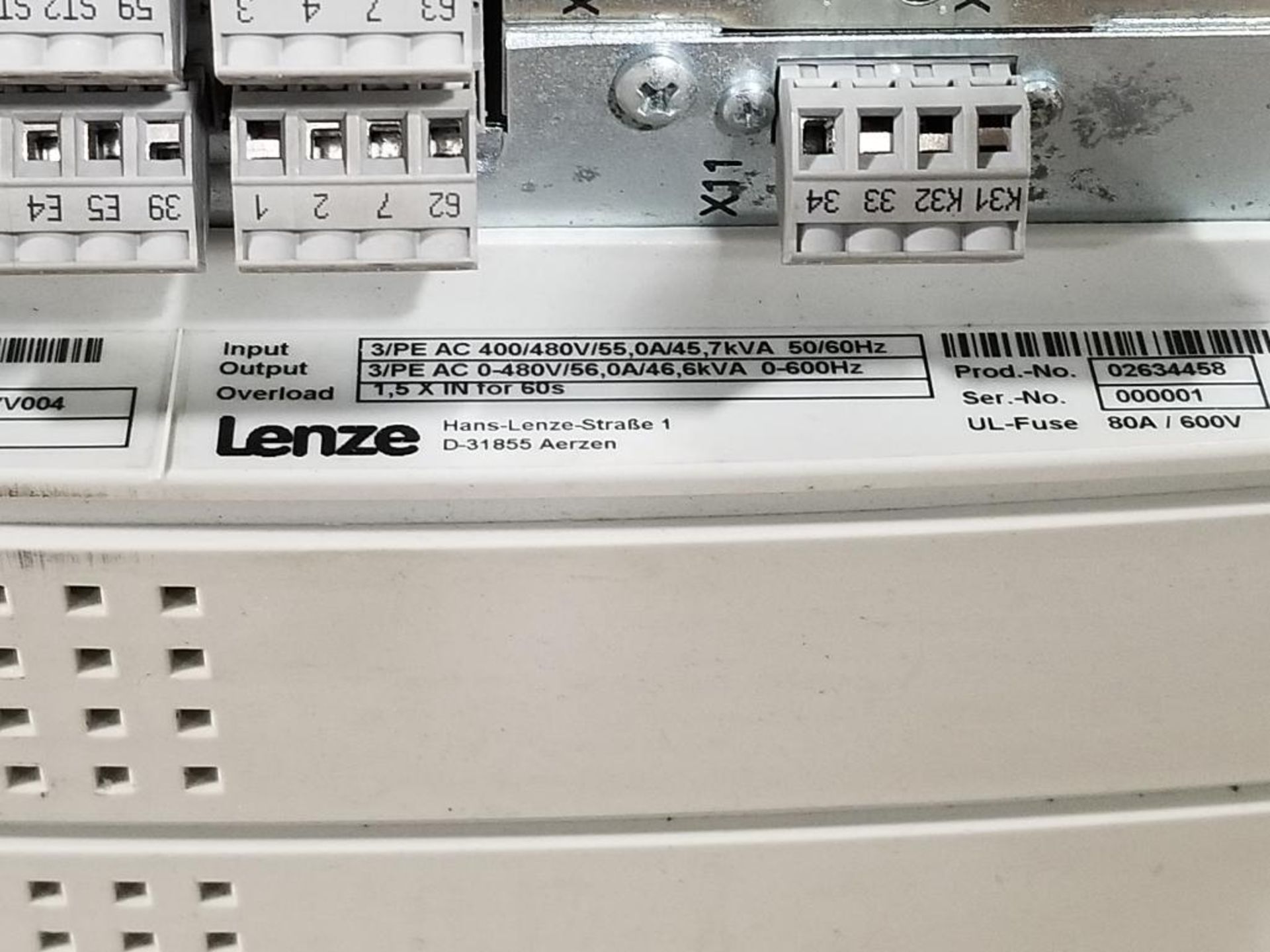 Lenze drive. Part number 02634458. - Image 7 of 12