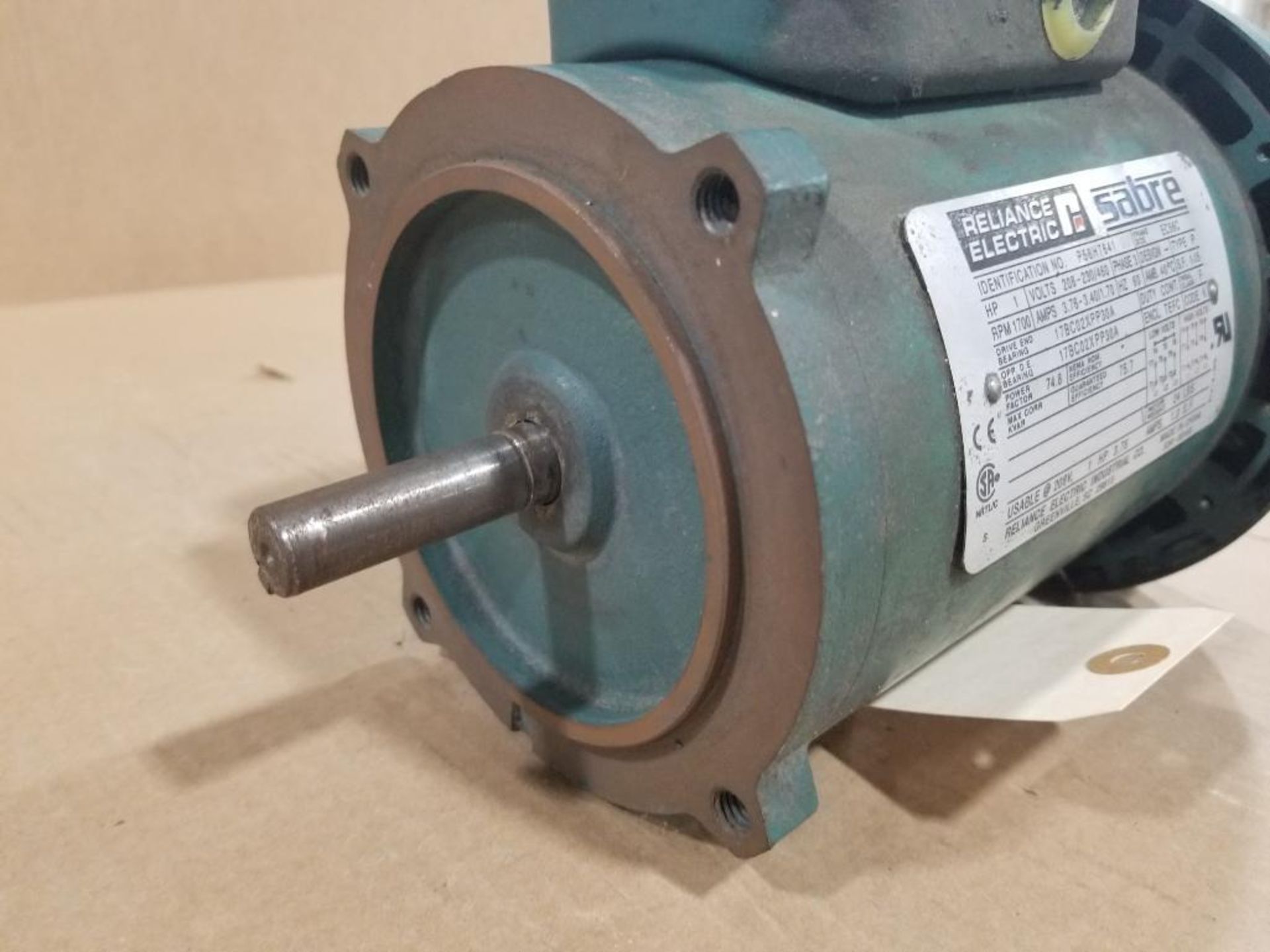 1hp Reliance Electric motors. 208-230/460v 3 phase. 1700rpm, EC56C frame. - Image 5 of 5