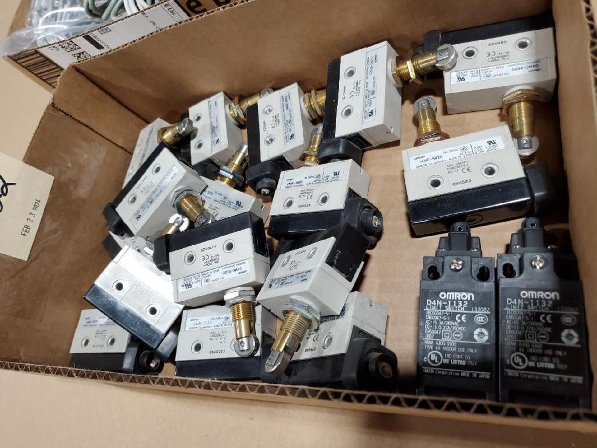 Large assortment of Omron limit switches. - Image 7 of 7