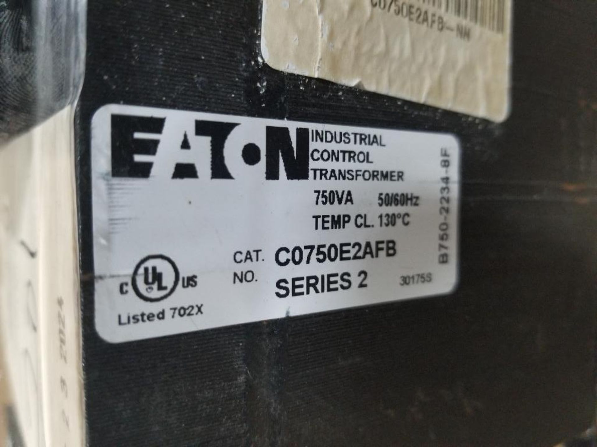 750va Eaton Industrial Control Transformer. Catalog C0750E2AFB. - Image 2 of 3