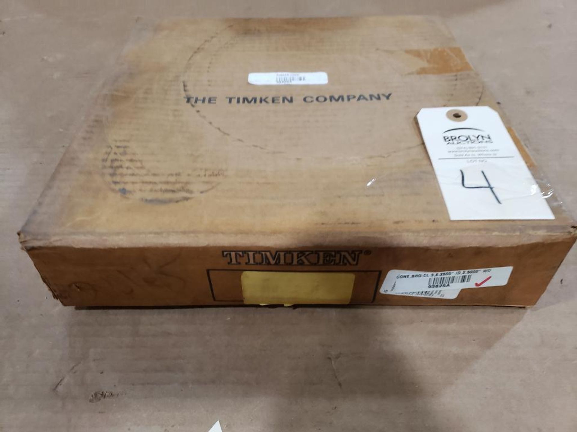 Timken bearing. Part number 93825A. - Image 2 of 4