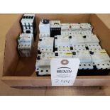 Assorted Siemens and Allen Bradley contactors.