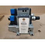 SMC pneumatic valve / manifold assembly.