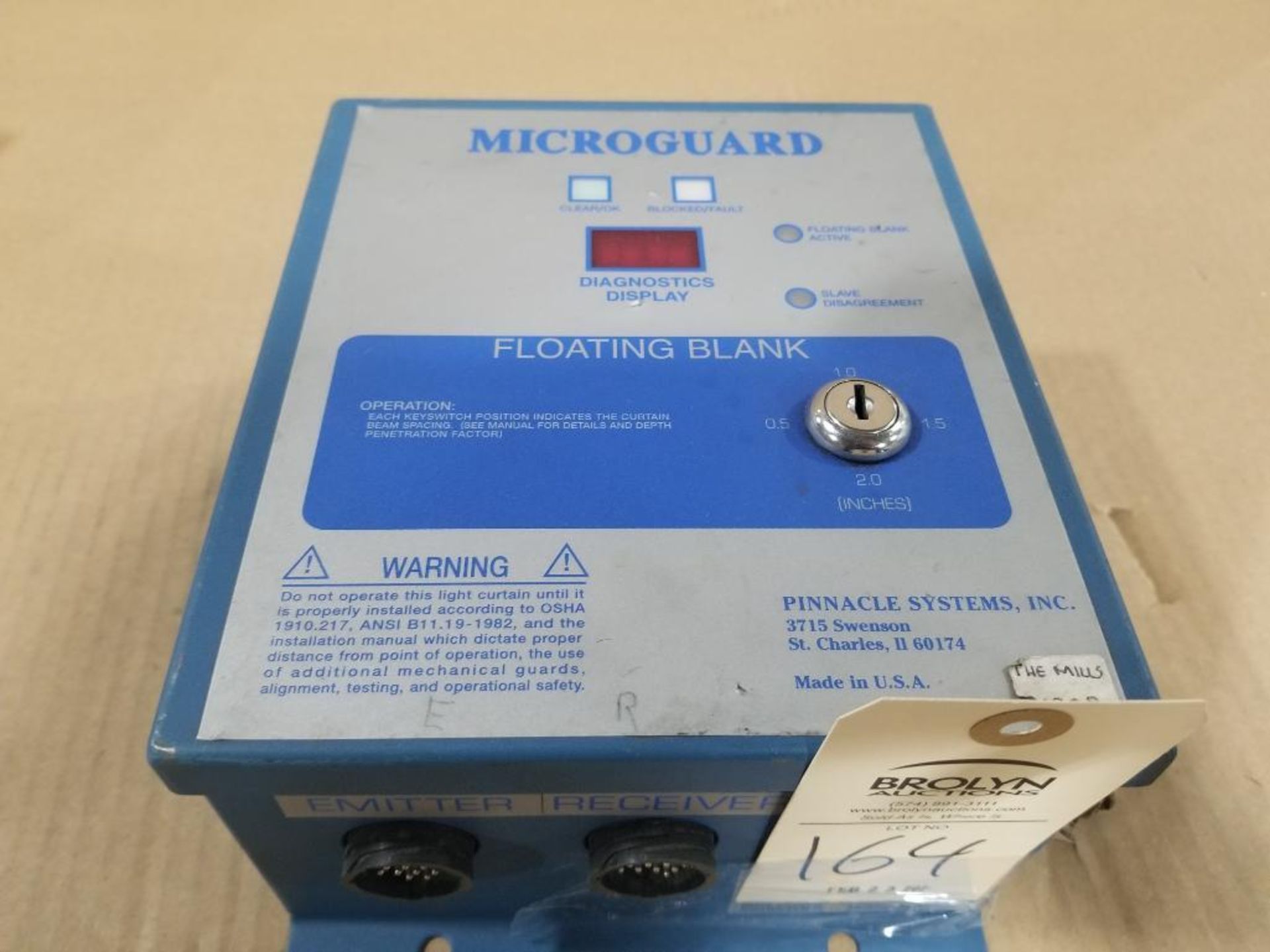 Pinnacle Microguard controller. Model MG-24-8K-20-MO.