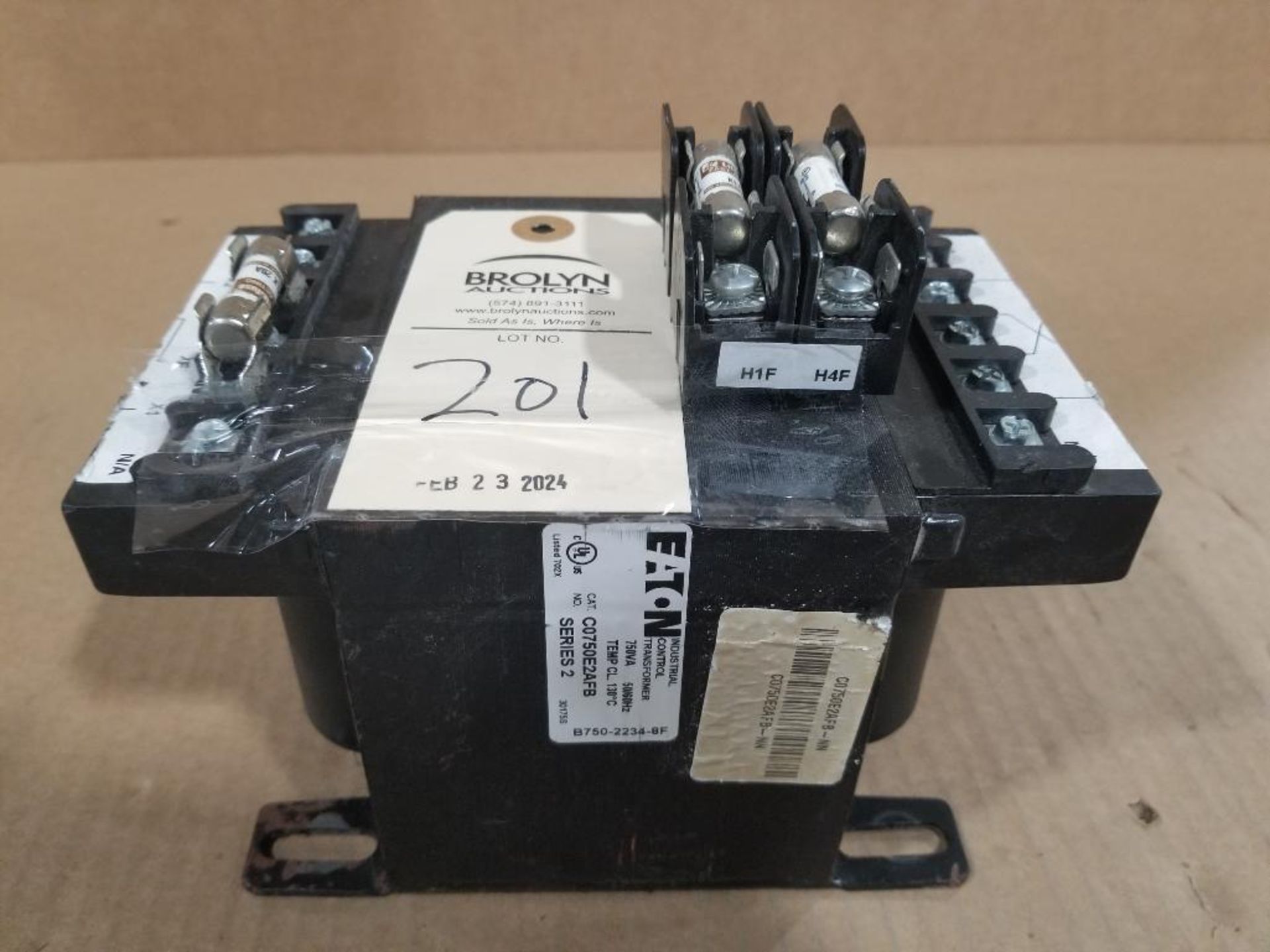 750va Eaton Industrial Control Transformer. Catalog C0750E2AFB.