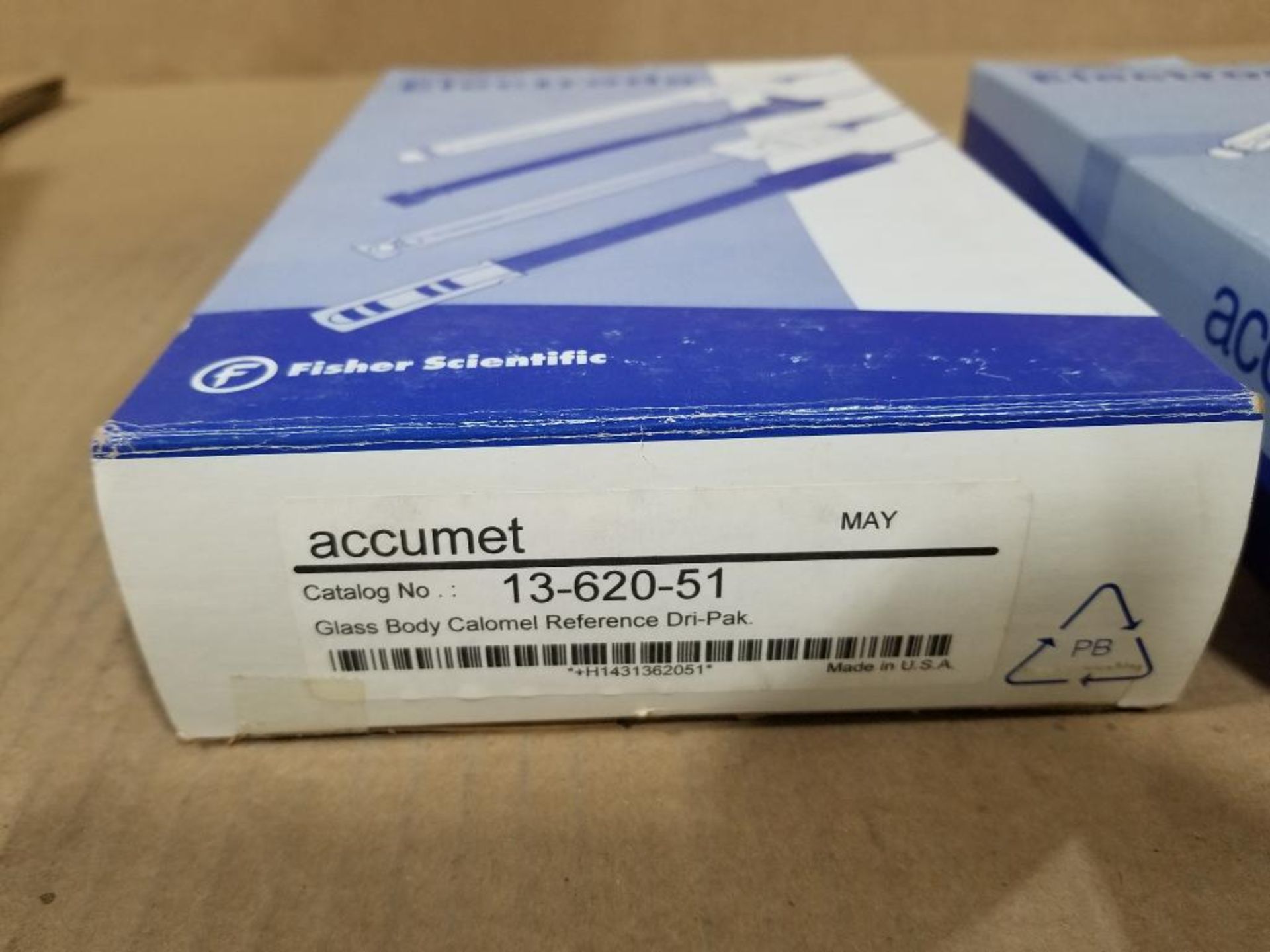 Assorted Accument glass body calomel reference units. Catalog number 13-620-51. - Image 2 of 4