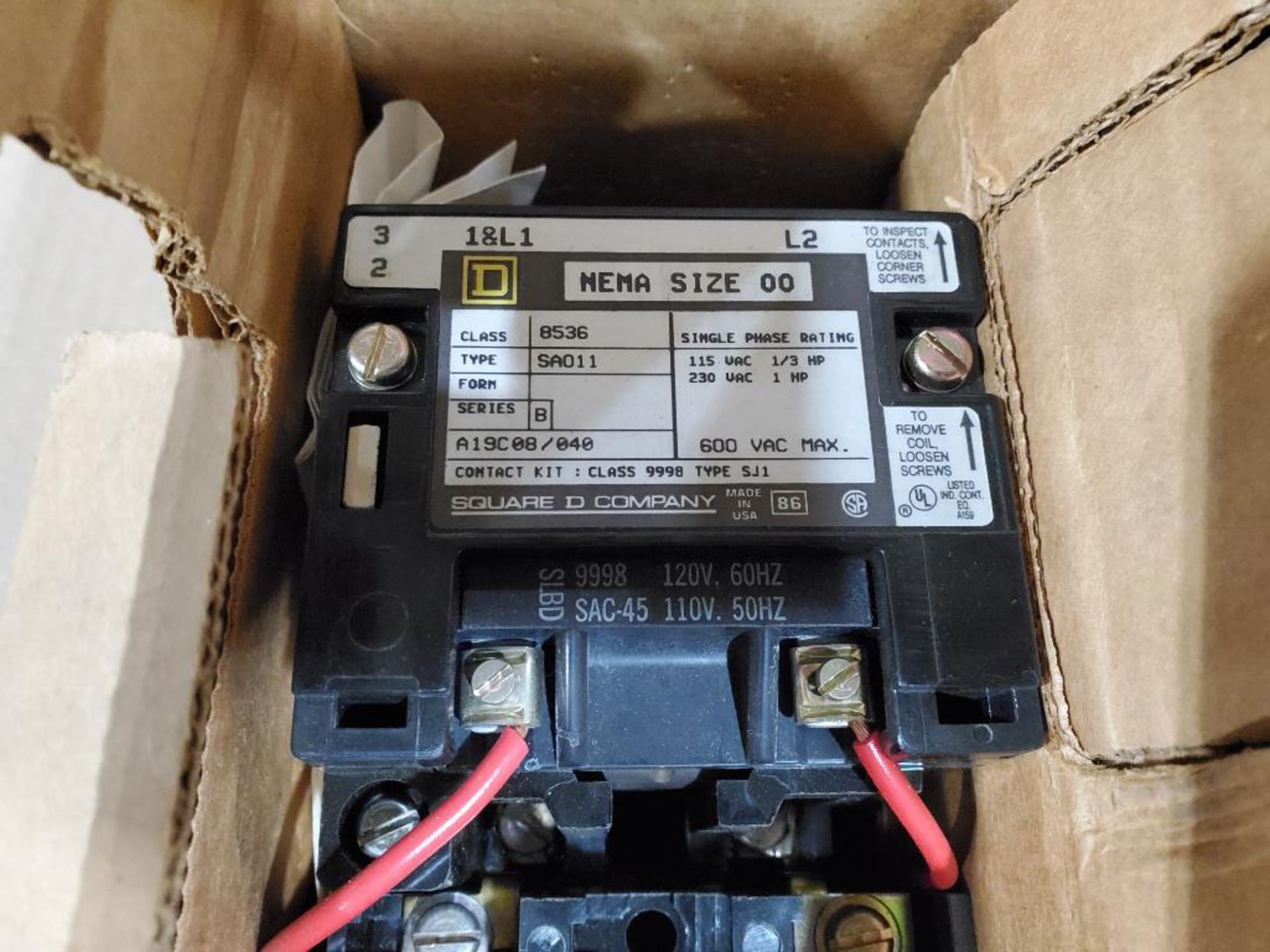 Hubbell pin and sleeves Allen Bradley and Square D contactors. - Image 4 of 5