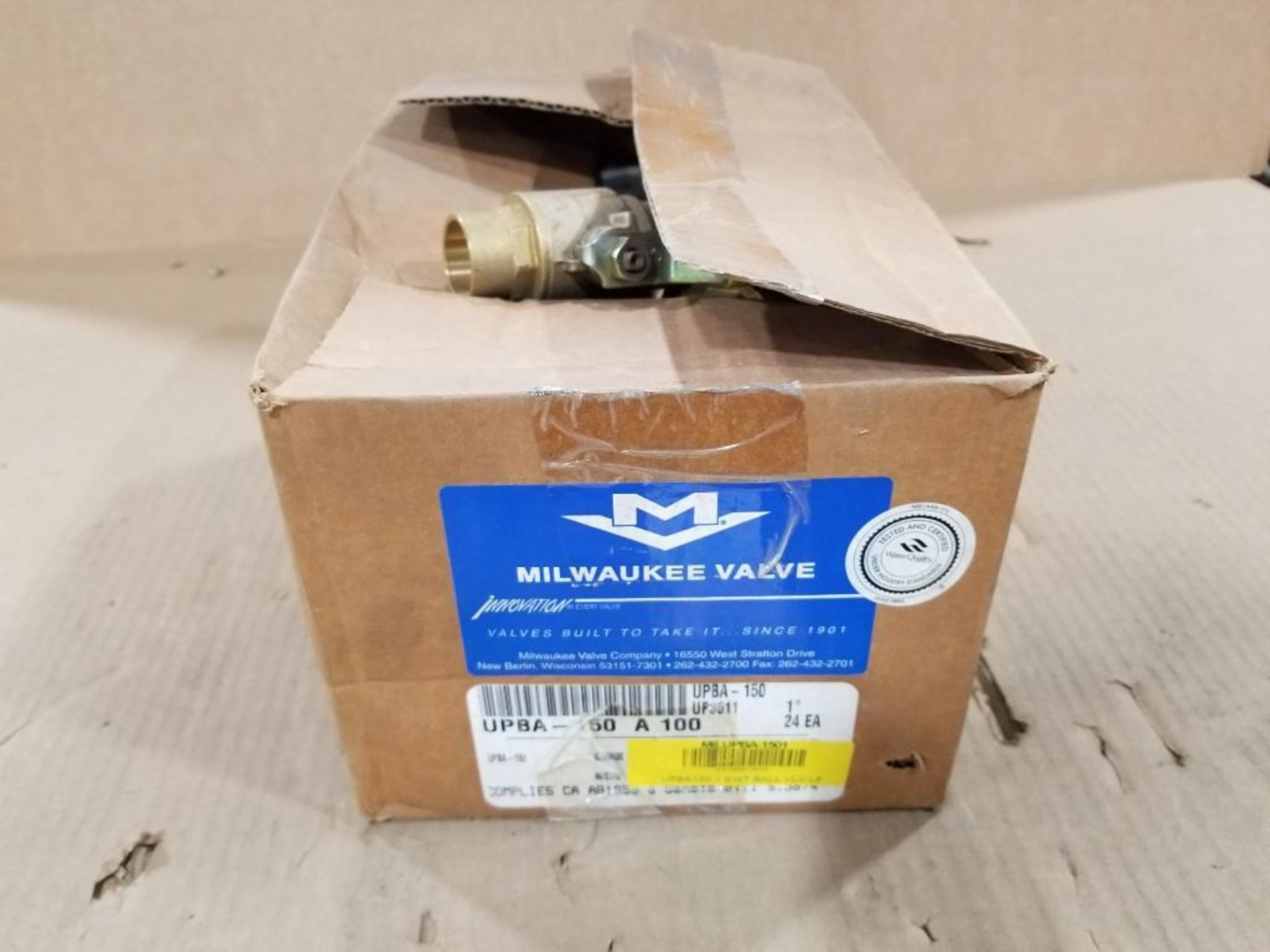 Qty 24 - Milwaukee valves.
