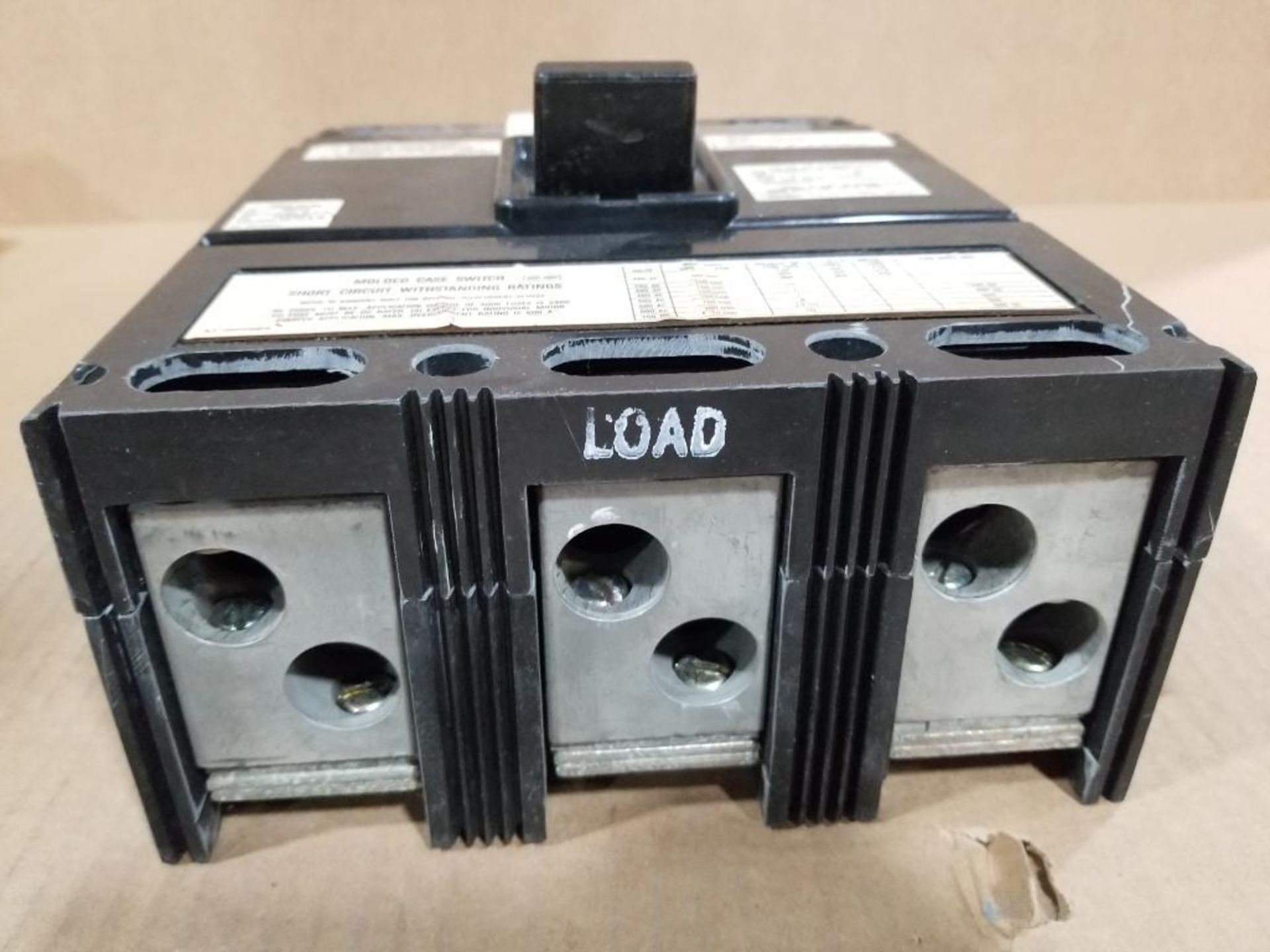 600amp Westinghouse molded case breaker. Catalog LC3600WK. - Image 7 of 7