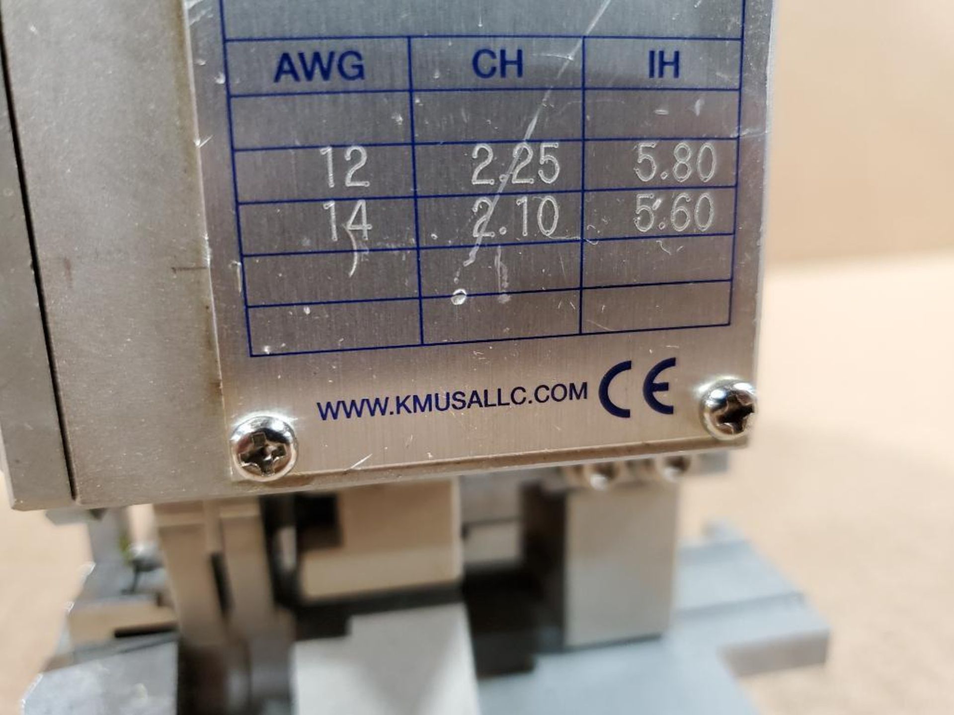 KM USA wire terminal applicator. Number LF-S. - Image 3 of 5