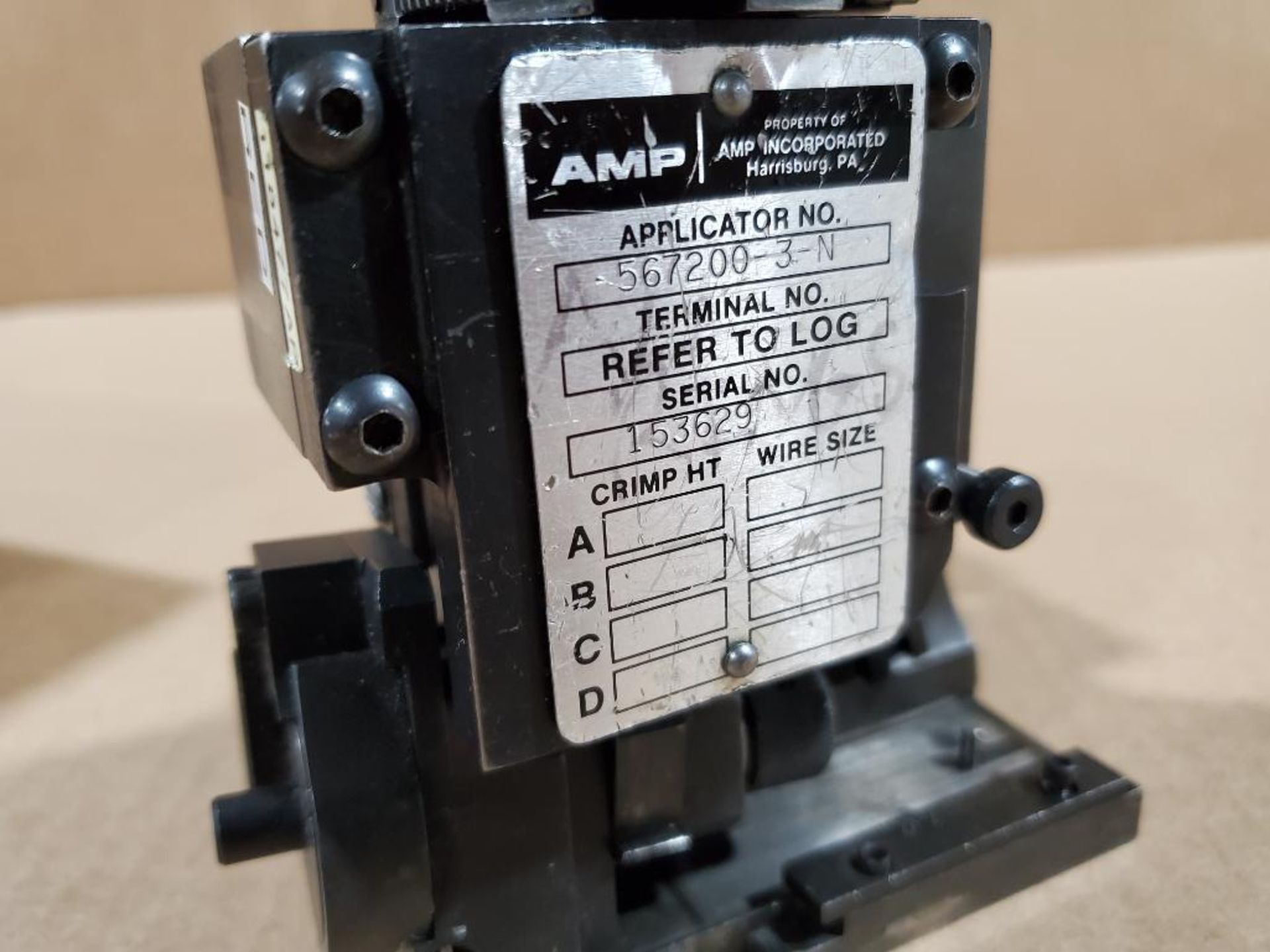 Amp wire terminal applicator. Number 567200-3-N. - Image 4 of 7