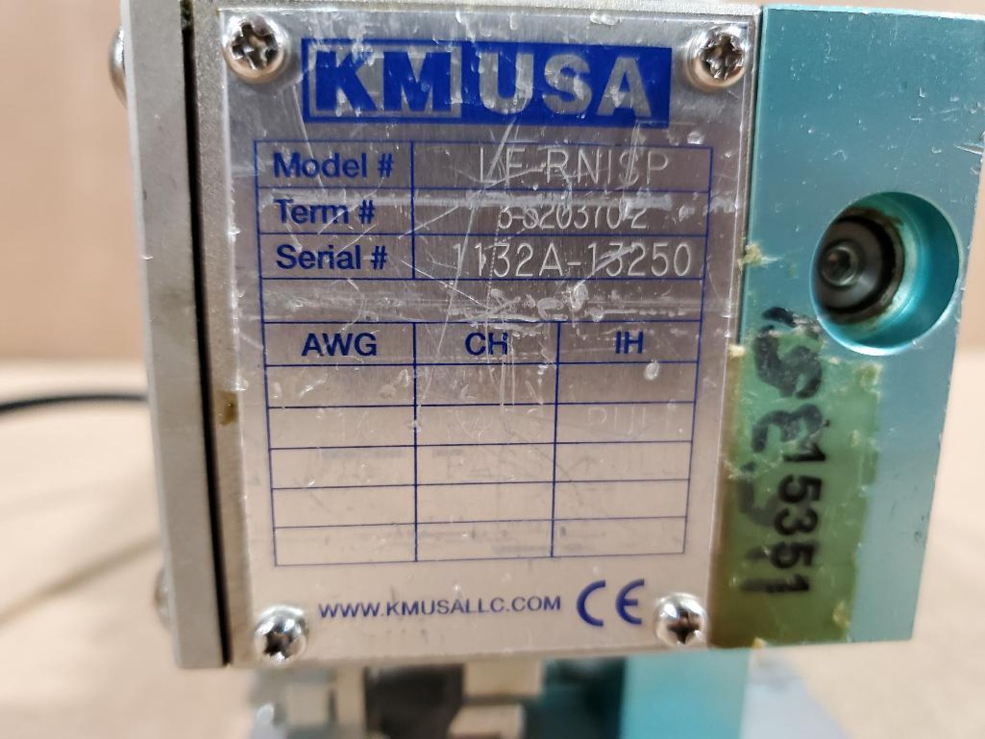 KM USA wire terminal applicator. Number LF-RNISP. - Image 4 of 6