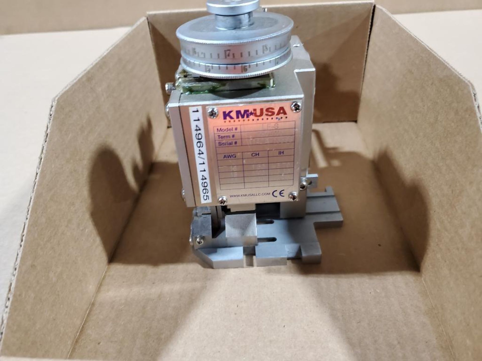 KM USA wire terminal applicator. Number LF-S.