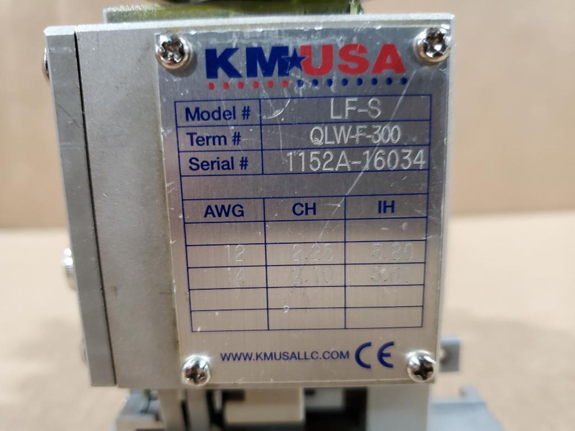 KM USA wire terminal applicator. Number LF-S. - Image 2 of 5